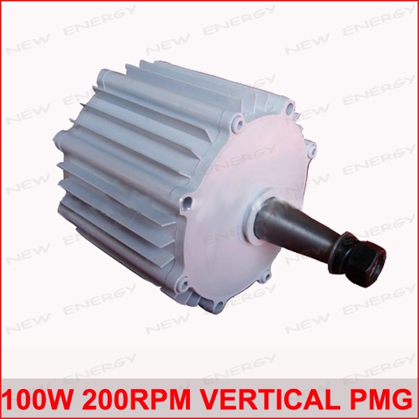 100 w 200 rpm 14vdc 저 rpm 수평 풍력 및 수력 발전기/영구 자석 수력 발전기 수력 터빈